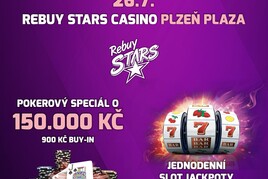 RS Plzeň: BigStack special o 150.000 Kč a slot jackpoty za 100.000 Kč už v pondělí