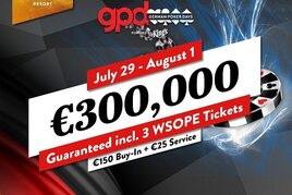Německé pokerové dny: Za €150 o €300.000 GTD!