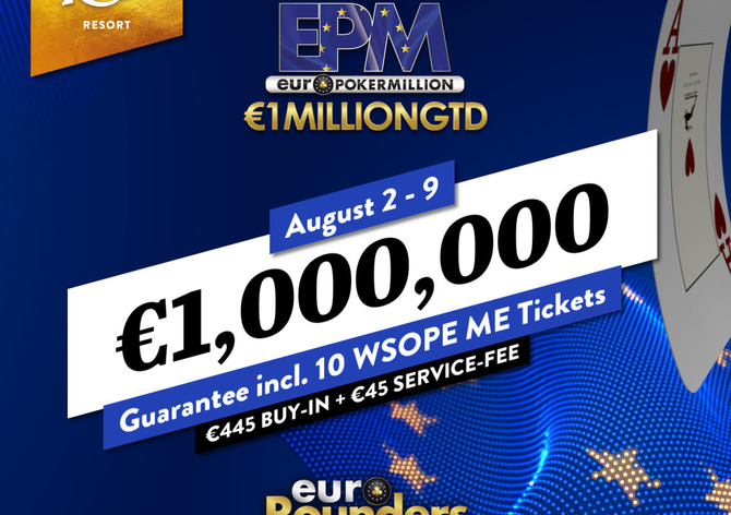 Euro Poker Million v King’s nabídne obří garanci €1.000.000