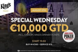 King&#039;s Prague: Minulý týden kraloval Jan Mach, druhý Wednesday Special už dnes!