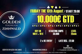 Pátek třináctého? Na Cínovci o €10.000 GTD!