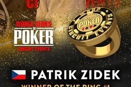 První turnaj, první prsten pro ČR! Patrik Žídek je šampionem WSOPC Openeru!