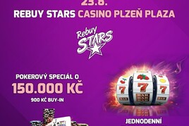 RS Plzeň: BigStack special o 150.000 Kč a slot jackpoty za 100.000 Kč už v pondělí
