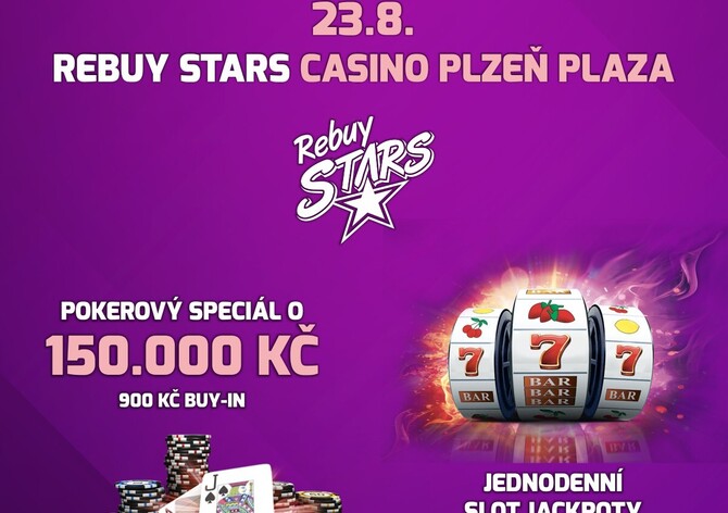 RS Plzeň: BigStack special o 150.000 Kč a slot jackpoty za 100.000 Kč už v pondělí