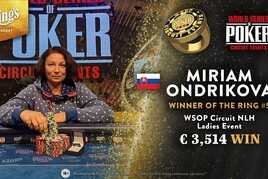 WSOPC: První letošní prsten pro Slovensko! Ondríkova kralovala v Ladies