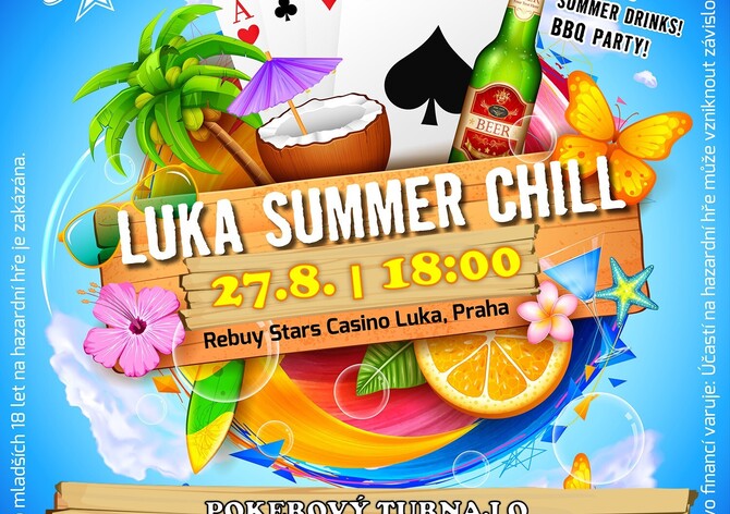 RS Luka: Páteční Summer Chill – prize pool 300.000 Kč a letní party na střeše obchoďáku