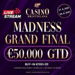 Grand Final Madness €50K je tady! 29 hráčů si zahraje zdarma!