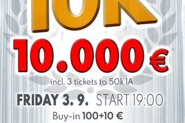 Garance €10.000 již tento pátek v Casinu Imperator Dolní Dvořiště!