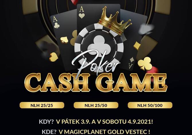 Vestec: Pravidelné cash game večery v Magic Planet Gold