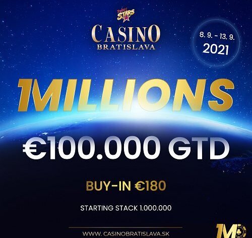 Turnaj Millions i PLO Championship! Unikátní září v Casino Bratislava!