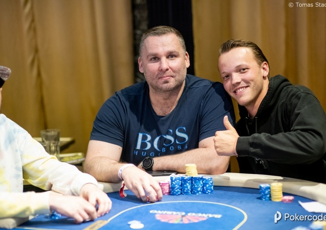 Vlado Bednár je chipleaderem po dni 1A Pokercode Main Eventu