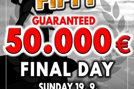 Imperator Fifty €50K GTD se rozehrál flightem 1A