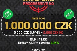 RS Luka: NLH High Roller Progressive KO o 1.000.000 Kč se stěhuje na Luka s nižším buy-inem