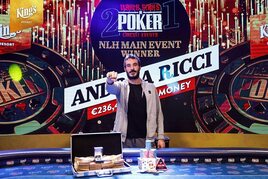 Dvakrát run-run pomoc a Andrea Ricci je vítězem Main Eventu WSOPC