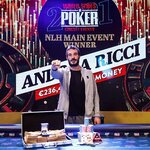 Dvakrát run-run pomoc a Andrea Ricci je vítězem Main Eventu WSOPC