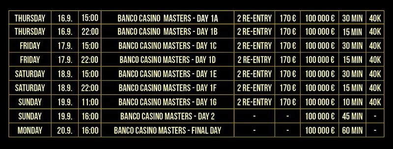 ScheduleMastersBancoCasinoSeptember21