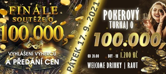 Uherské Hradiště: Další vydařený večírek? V pátek o 100.000 Kč GTD!