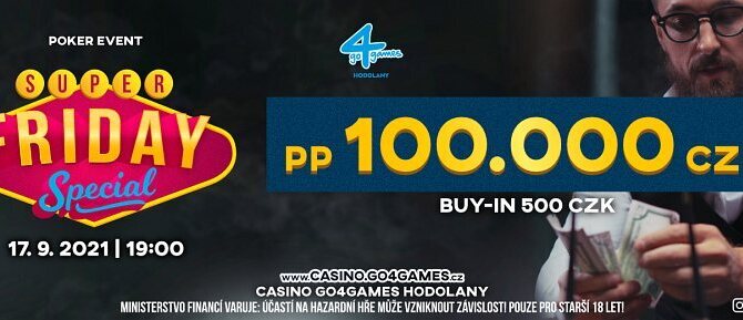 G4G: V pátek za 500 Kč o 100.000 Kč. Poker Fever Cup se blíží!