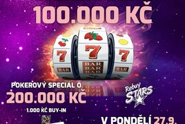 RS Plzeň: Pokerový speciál o 200.000 Kč a slot jackpoty za 100.000 Kč už v pondělí