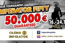 Zabojuj o podíly z garance €50.000 v Imperator Fifty!