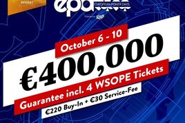 Evropské Pokerové Dny garantují €400.000