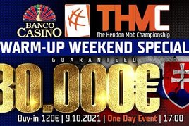 The Hendonmob Championship odstartuje WarmUp Weekendem €40K GTD