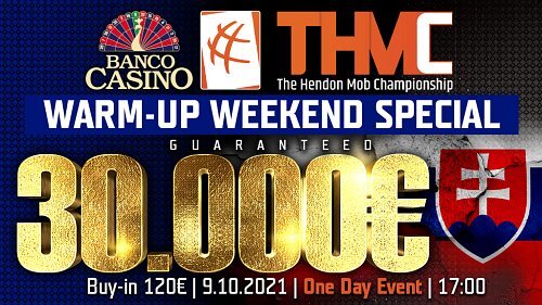 The Hendonmob Championship odstartuje WarmUp Weekendem €40K GTD