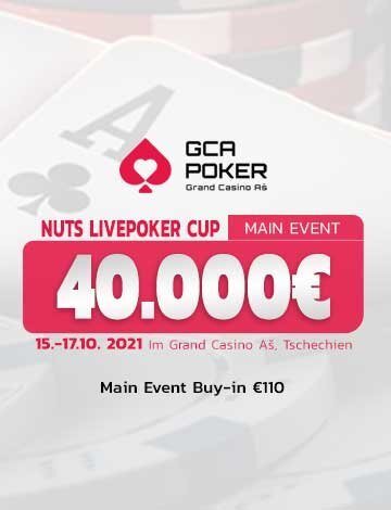 Do Grand Casina Aš míří Nuts Livepoker Cup s celkovou garancí €44.000!