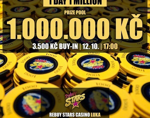 Přijďte na pražská Luka v úterý zabojovat o 1.000.000 Kč! 