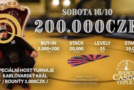 Víkend v teplickém Bancu: Celková garance 250.000 Kč!