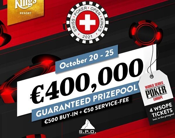 King&#039;s: Swiss Poker Open nabízí za €550 garanci €400.000