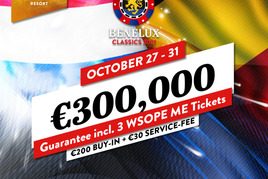 Tento týden v King&#039;s: Turnaj Benelux Classics o €300.000!