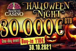 Banco soutěž: Vyhraj ticket do exkluzivní Halloween Night o €30.000 GTD!