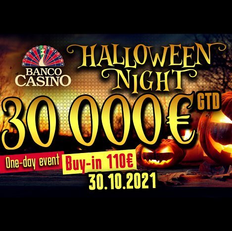 Banco soutěž: Vyhraj ticket do exkluzivní Halloween Night o €30.000 GTD!