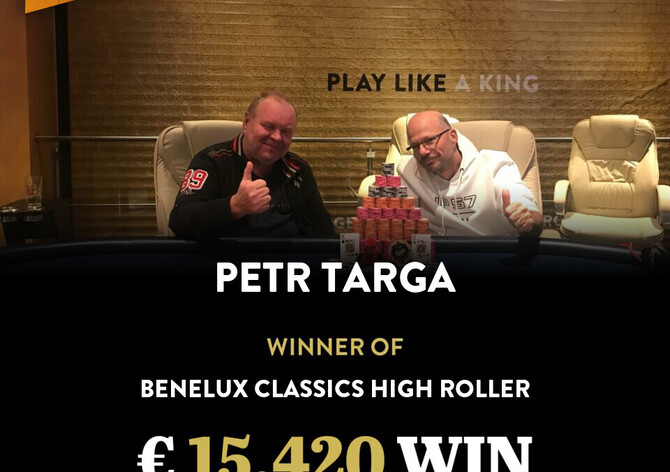 Benelux Classics: Petr Targa opanoval High Roller za €15K!