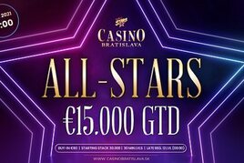 Kdo bude další hvězda? V sobotu opět startuje ALL-STARS €15K GTD!