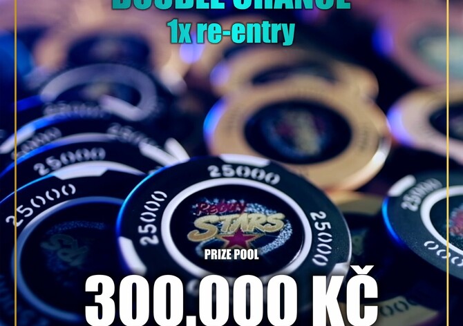 RS Luka: NLH Double Chance o 300.000 Kč pouze s jedním re-entry už v úterý!