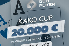 Aš: KaKo Cup v plném proudu. Dnes Main Event o €20.000 GTD
