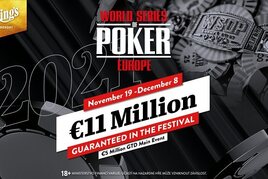 WSOPE 2021 Rozvadov - celkem 15 náramků a €11M na garancích