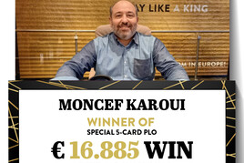 Tunisko našlo pokerovou hvězdu. Karoui opanoval i druhou vánoční PLO v King&#039;s!