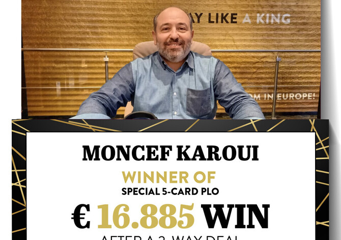 Tunisko našlo pokerovou hvězdu. Karoui opanoval i druhou vánoční PLO v King's!