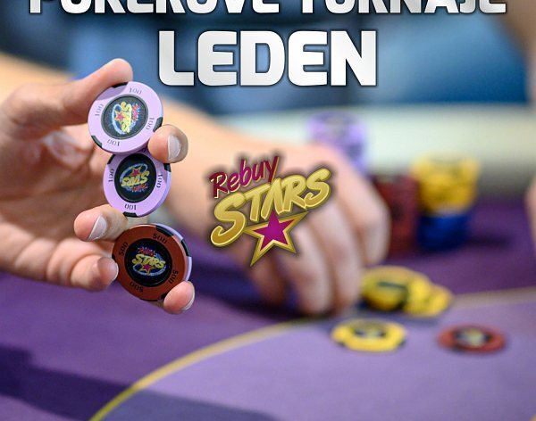 Milionové garance v Rebuy Stars: Večerní turnaje se v lednu vrací v plné síle!