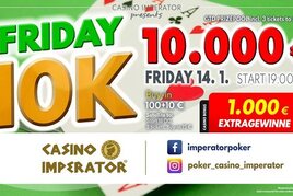 Imperator: V pátek minimálně o €10.000!