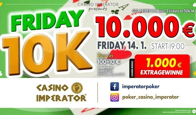 Imperator: V pátek minimálně o €10.000!