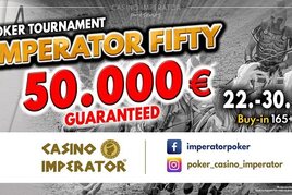 Zabojuj o podíly z garance €50.000 v Imperator Fifty!