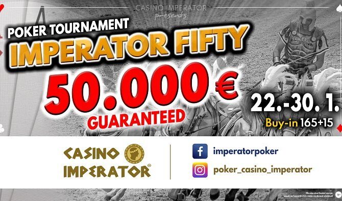 Zabojuj o podíly z garance €50.000 v Imperator Fifty!