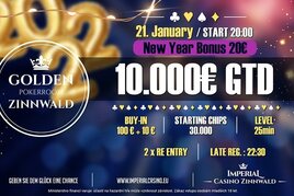 Cínovec: V pátek si v Casinu Imperial Zinnwald zahrajete minimálně o €10.000