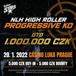 RS Luka: Prestižní NLH High Roller Progressive KO o 1.000.000 Kč už zítra!