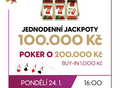 RS Plzeň Plaza: Jackpot Night Special o 200.000 Kč a slot jackpoty za 100.000 Kč už v pondělí