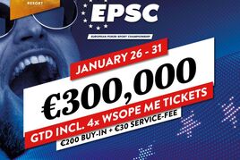 Rozvadov: Main Event EPSC garantuje €300.000!